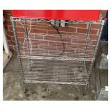 Small metal wire shelf