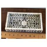 Mother of pearl inlaid tray