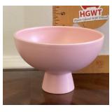 Pink Raawii Denmark pedestal bowl