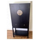Asian-inspired cabinet