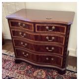 5-drawer Hickory-White cabinet