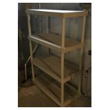 4' plastic shelf