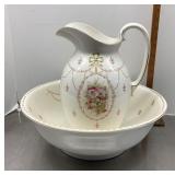 Antique S. Fielding & Co. pitcher & bowl