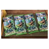 4 Japanese Pokï¿½mon booster packs