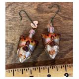 Old World Christmas Halloween owl ornaments