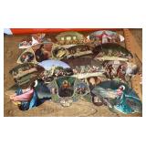 Bible story theme tri-fold advertising fans