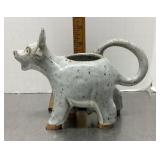 Studio pottery cow creamer