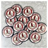 1987 STL Cardinals Eastern Div. Champs buttons