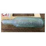 Antique embossed torpedo bottle --Ross's Belfast
