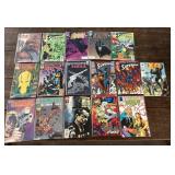 16 comic books