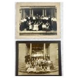 2 old photos students @ Bishop Robertson Hall