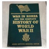 Korean War and WW II history book