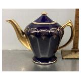 Hall cobalt blue teapot