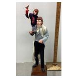 Simpich character doll Bob Cratchit & Tiny Tim