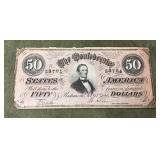 Confederate $50 bill