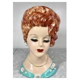 10' Norcrest lady head vase