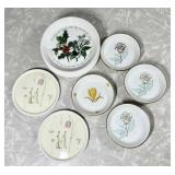 Portmeirion mug coasters & Easterling butter pats