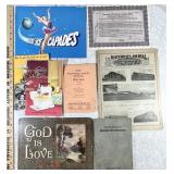 Group of antique and vintage ephemera