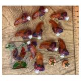 Glass cornucopia light covers, etc.