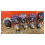 Vintage Thanksgiving turkey candles