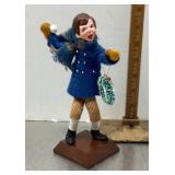 Simpich caroler character doll