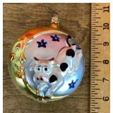 Radko mercury glass Cow Jumped Over Moon ornament