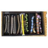 Costume jewelry bracelets