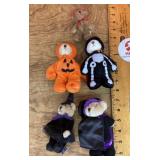 5 Halloween plush bears