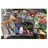Group of comic books