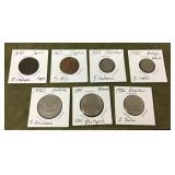 7 Foreign coins