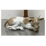 Lladro porcelain nativity cow