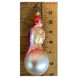 Radko mercury glass bird ornament