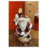 Radko mercury glass Santa ornament