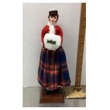 Simpich caroler character doll
