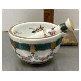 French porcelain mortar & pestle