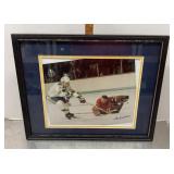Autographed Gump Worsley hockey photo