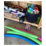 Toys and pool noodles