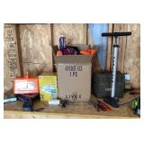 Contents of shelf with box of Nerf guns