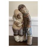 Lladro Couple from the Arctic figure