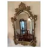 Ornate wall mirror 33x53