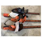 3 hedge trimmers