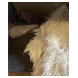 Large container of blankets