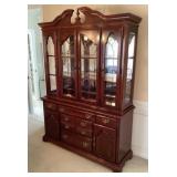 American Drew lighted china cabinet