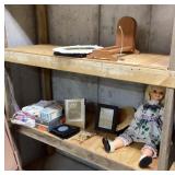 Clean up lot with soft goods, shoes, doll, etc.