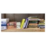 Collection of books and organizers