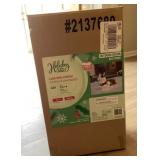 Lighted outdoor Christmas Corgi decor