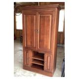 7' tall media cabinet