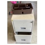 2-drawer metal file cabinet