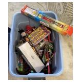 Tote full of fireworks