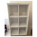 Cubby storage shelf